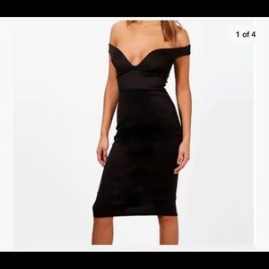 BooHoo Sweetheart Neckline Bodycon Dress